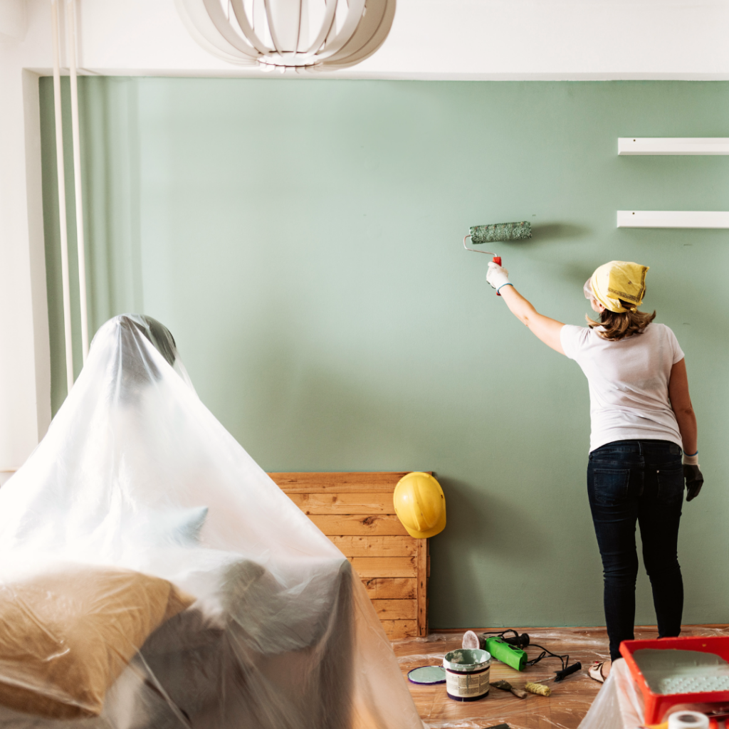 Photo d'une femme faisant des travaux