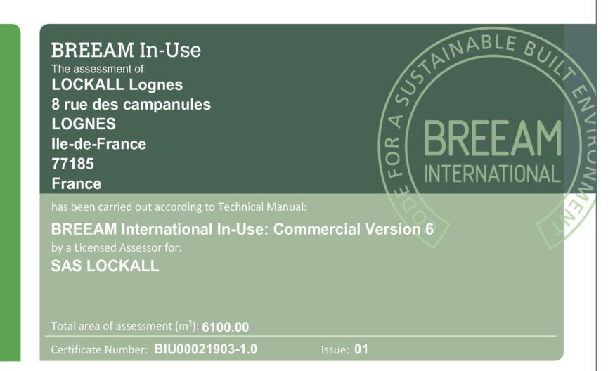 Certification BREEAM