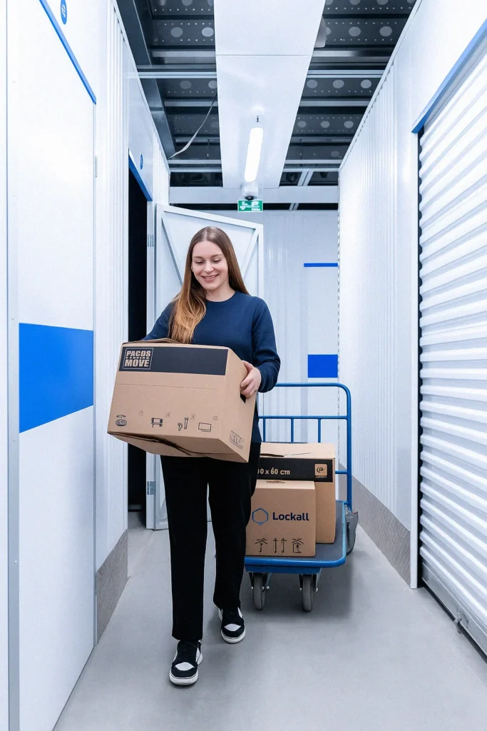 Photo Box de stockage avec cartons