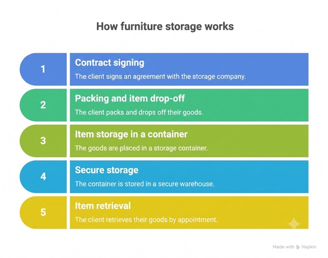 How does renting a traditional storage unit work